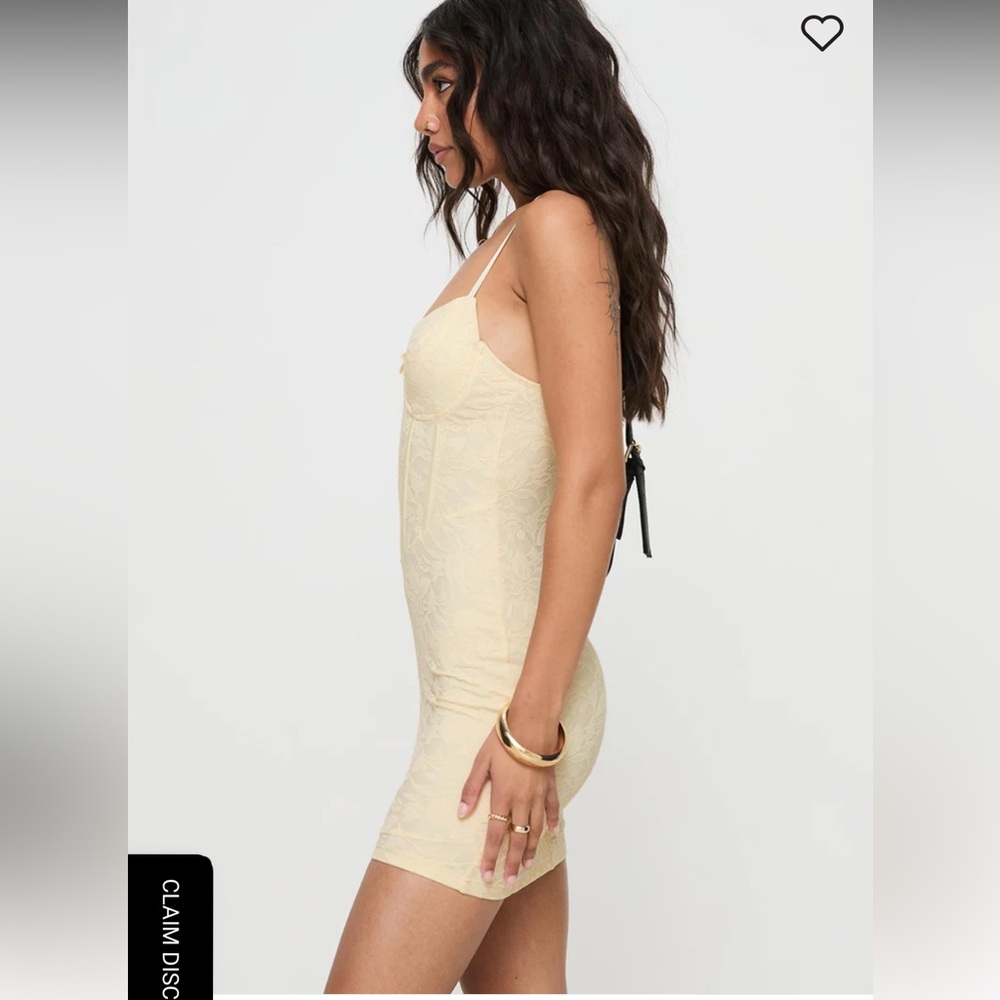 Princess polly Tarini Corset Mini Dress Cream - Picture 4 of 6